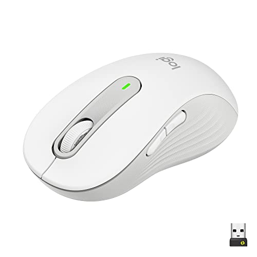 Logitech Signature M650 L Kabellose Maus - für große Hände, Leise Klicks, Anpassbare Seitentasten, Bluetooth, Kompatibilität mit mehreren Geräten - Weiß Logitech Signature M650 L Kabellose Maus - für große Hände, Leise Klicks, Anpassbare Seitentasten, Bluetooth, Kompatibilität mit mehreren Geräten - Weiß von Logitech