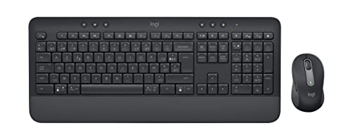 Logitech Signature MK650 Combo for Business, kabellose Maus und Tastatur, Logi Bolt, Bluetooth, SmartWheel, Globally Certified, Windows/Mac/Chrome/Linux – Schwarz mit französischemTastaturlayout Logitech Signature MK650 Combo for Business, kabellose Maus und Tastatur, Logi Bolt, Bluetooth, SmartWheel, Globally Certified, Windows/Mac/Chrome/Linux – Schwarz mit französischemTastaturlayout von Logitech for Business