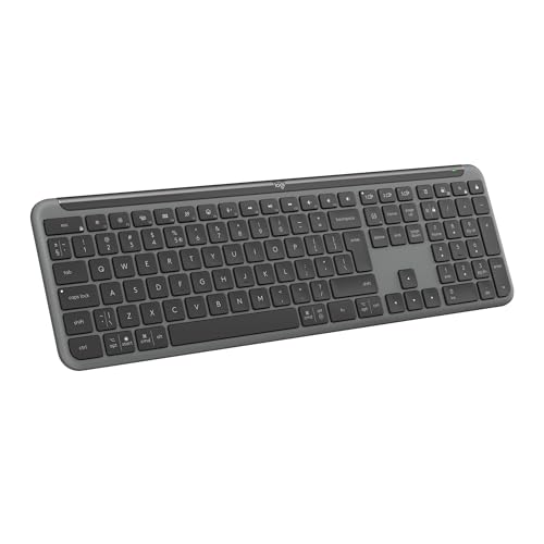 Logitech Signature Slim K950 kabellose Tastatur - Grafit, Skandinavisches QWERTY-Layout von Logitech