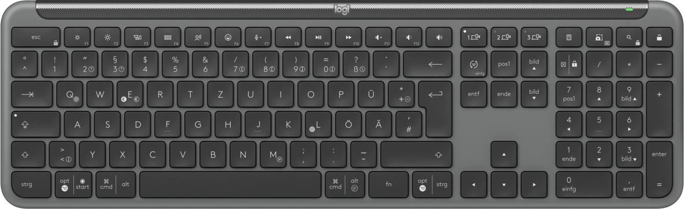 Logitech Signature Slim Wireless K950 GRAPHITE - DEU - CENTRAL-419 (920-012451) von Logitech