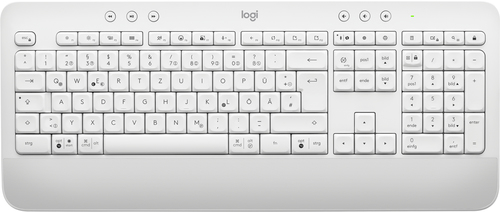 Logitech Signature - Tastatur - kabellos - Bluetooth 5,1 - QWERTY - Deutsch - Off-White (920-010967) von Logitech