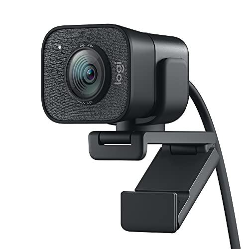 Logitech StreamCam - Livestream-Webcam für Youtube und Twitch, Full HD 1080p, 60 FPS, USB-C Anschluss, Gesichtserkennung durch Künstliche Intelligenz, Autofokus, vertikales Video - Graphit, Schwarz von Logitech
