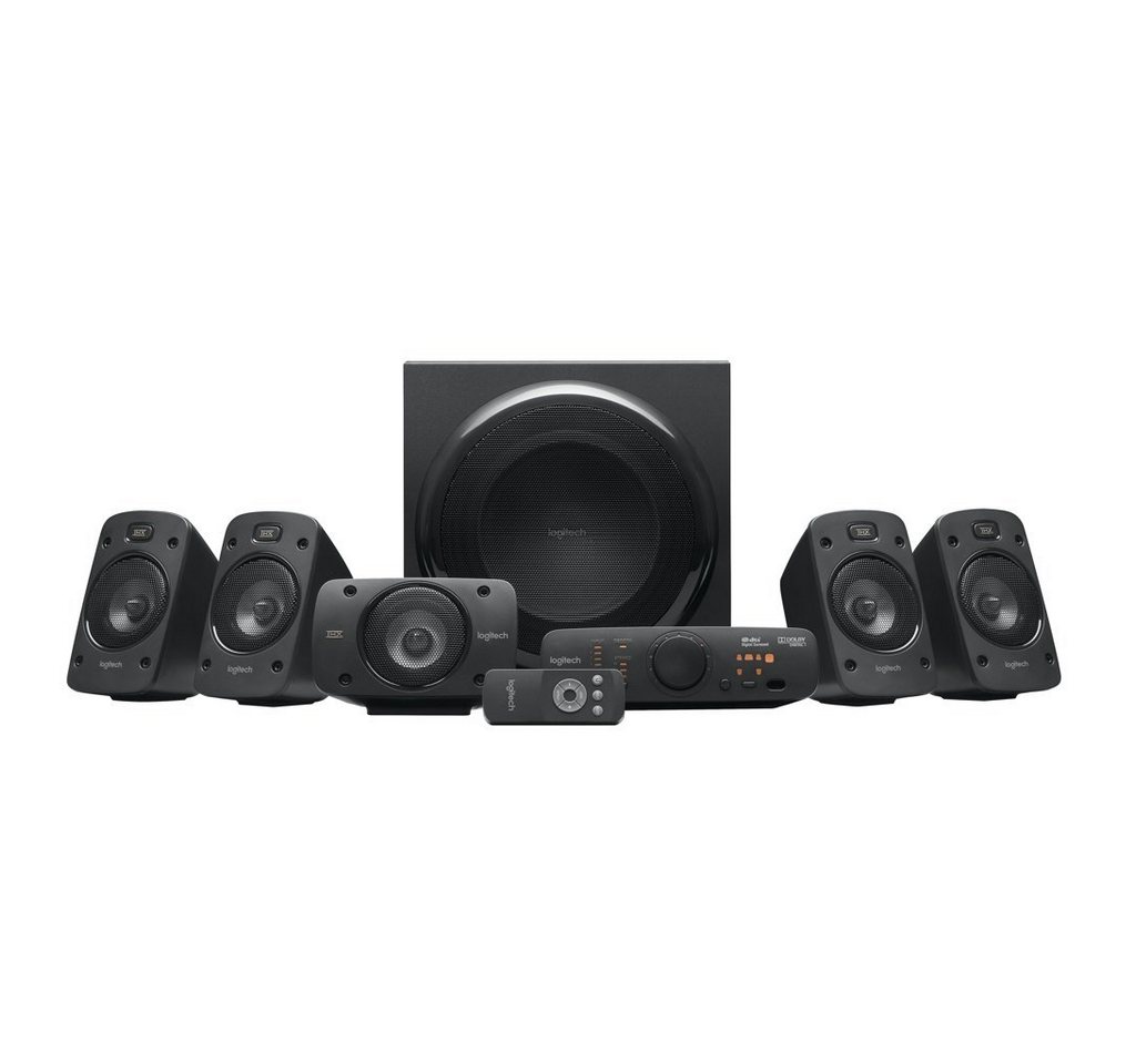 Logitech Surround Sound Speakers Z906 500 W Schwarz 5.1 Kanäle Bluetooth-Lautsprecher von Logitech