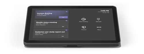 Logitech Tap 939-001950 Touch-Controller für Konferenzraum, 1280 x 800, ölabweisend und blendfrei, FDMI VESA montierbar, HDMI, Bewegungsmelder, Ultraschall-Lautsprecher, Graphit – 939-001950 Logitech Tap 939-001950 Touch-Controller für Konferenzraum, 1280 x 800, ölabweisend und blendfrei, FDMI VESA montierbar, HDMI, Bewegungsmelder, Ultraschall-Lautsprecher, Graphit – 939-001950 von Logitech