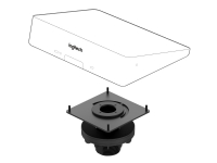 Logitech Tap Table Mount, Tischhalterung, Schwarz, Tisch/Bank, Logitech, Tap, 244 mm von Logitech