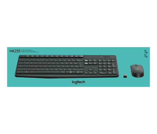 Logitech Tastatur/Maus Set MK235 ant 920-007905 Logitech Tastatur/Maus Set MK235 ant 920-007905 von Logitech