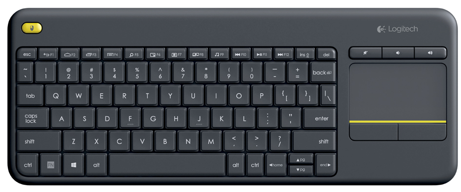 Logitech Tastatur K400 Plus, kabellos, mit Touchpad von Logitech