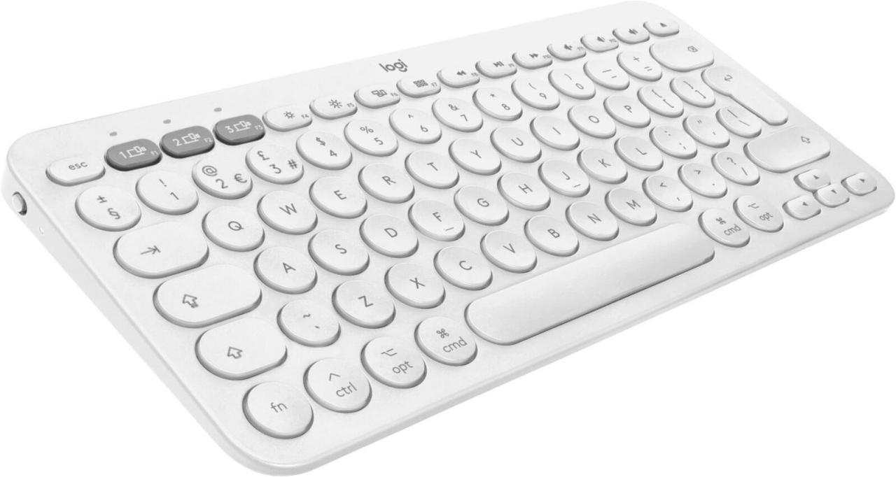 Logitech Tastatur kabellos 920-010393 weiß von Logitech