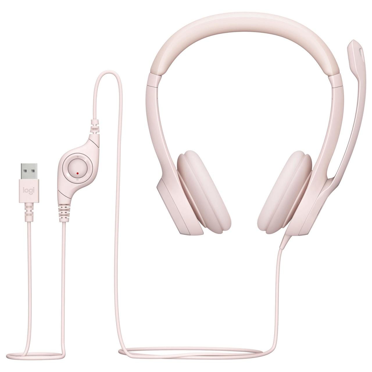 Logitech USB-Headset H390 rosa Logitech USB-Headset H390 rosa von Logitech