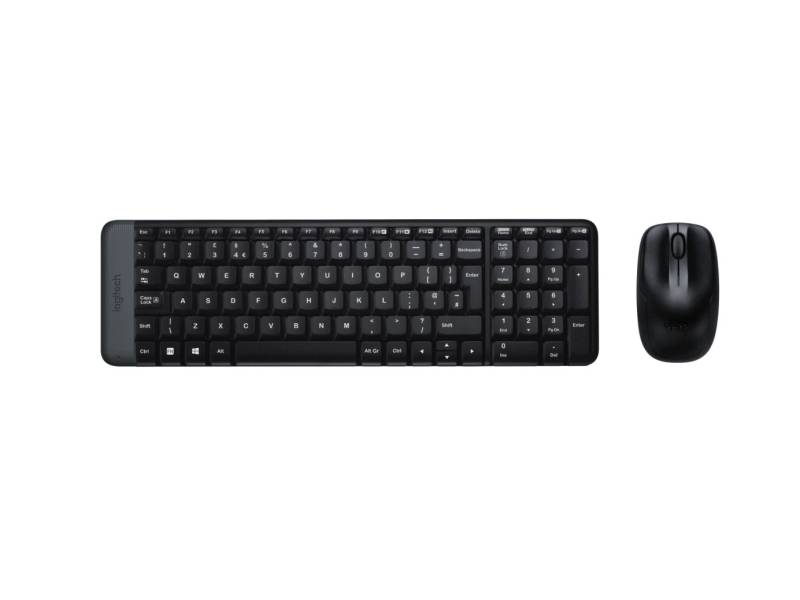 Logitech Wireless Combo MK220 - US-INT'L-Layout Tastatur- und Maus-Set von Logitech