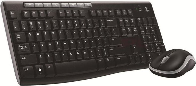 Logitech Wireless Combo MK270 - Tastatur-und-Maus-Set - drahtlos - 2,4 GHz - Laout: US (920-004508) von Logitech