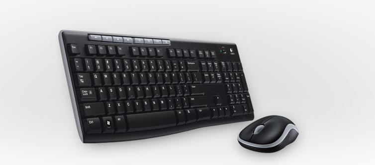 Logitech Wireless Combo MK270 - Tastatur-und-Maus-Set - drahtlos - 2,4 GHz - Spanisch (920-004513) von Logitech