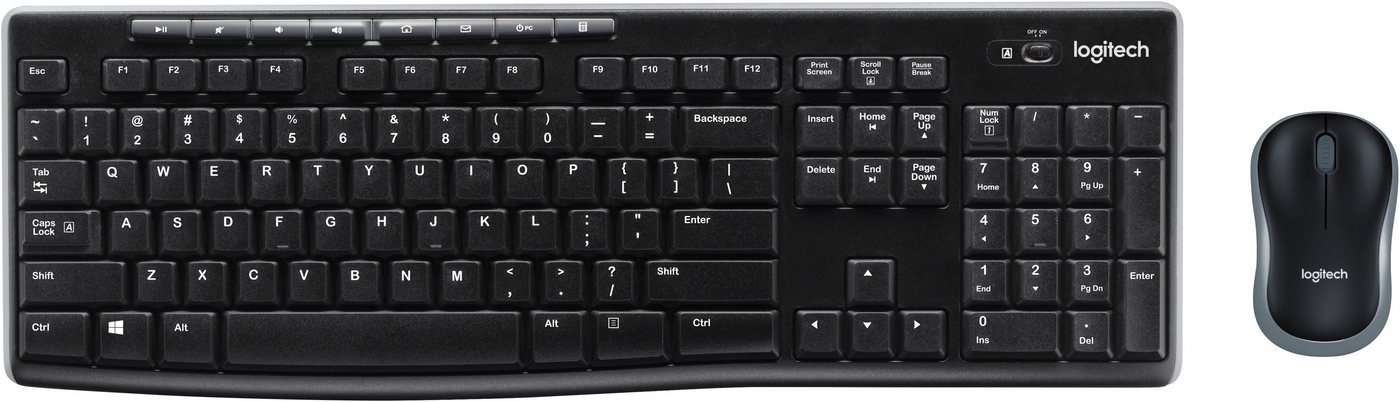 Logitech Wireless Combo MK270 Wireless-Tastatur von Logitech