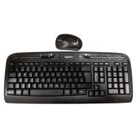 Logitech Wireless Combo MK330, Tastatur-und-Maus-Set, Deutsch, Schwarz (920-003967) von Logitech