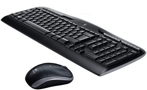 Logitech Wireless Combo MK330 schnurlose Tastatur und Computermaus (2,4GHz, USB, Qwertz deutsches Tastaturlayout) schwarz (MK330 New | 5er Pack) von Logitech
