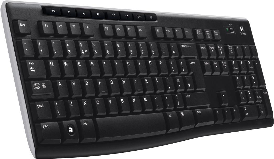 Logitech Wireless Keyboard K270 - Tastatur - 2,4 GHz - US (920-003736) von Logitech