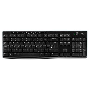 Logitech Wireless Keyboard K270 Tastatur kabellos schwarz von Logitech