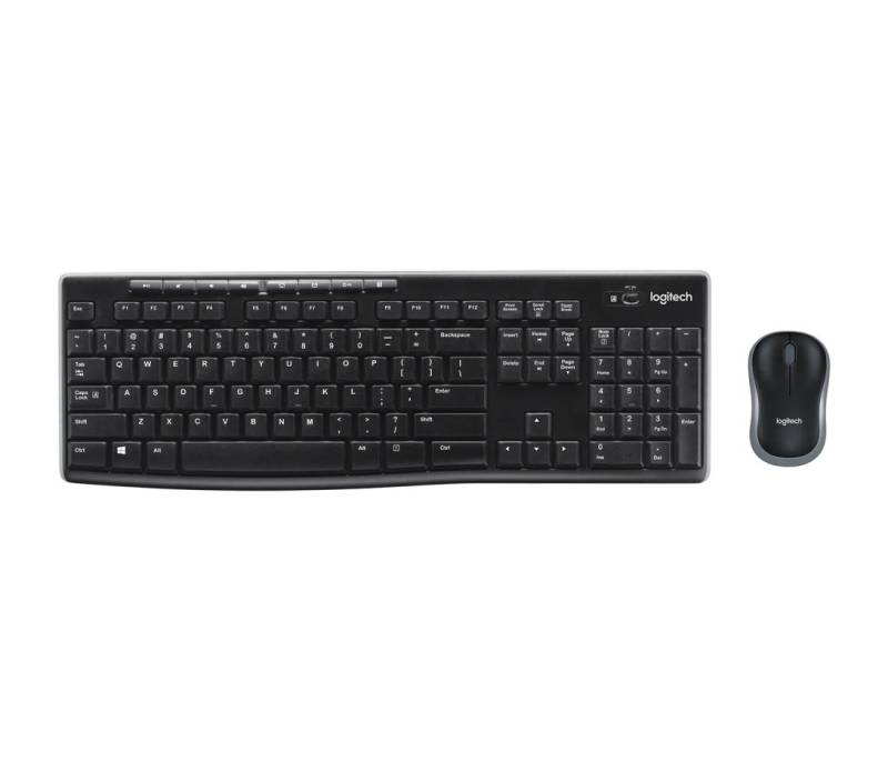 Logitech Wireless Keyboard K270 - US-INT'L- NSEA Layout Tastatur- und Maus-Set von Logitech
