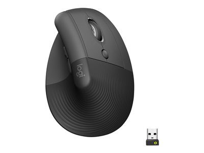 Logitech Wireless Mouse Lift right f.business Ergonomic bla von Logitech