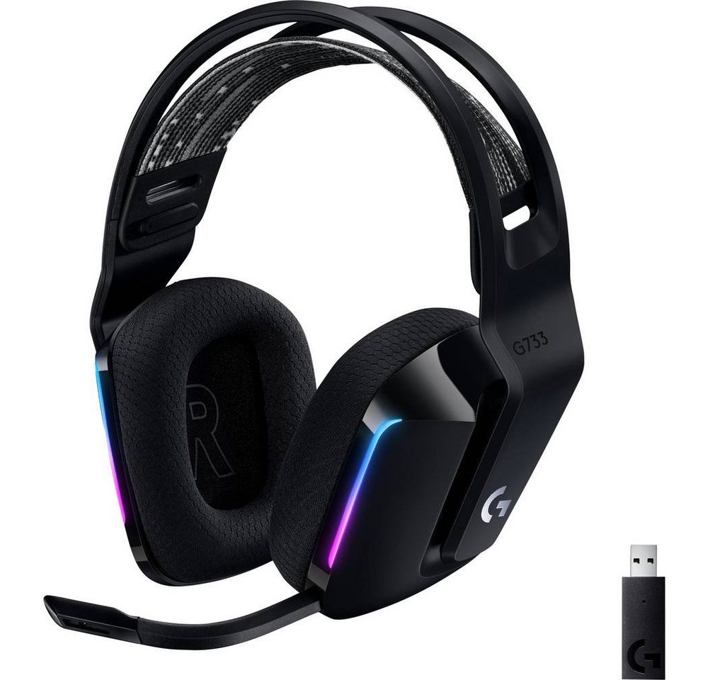 Logitech Wireless RGB Gaming Headset - BLACK - 2.4GHZ EMEA Kopfhörer (Lautstärkeregelung) von Logitech