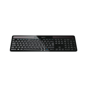 Logitech Wireless Solar Keyboard K750 Tastatur kabellos schwarz, weiß von Logitech