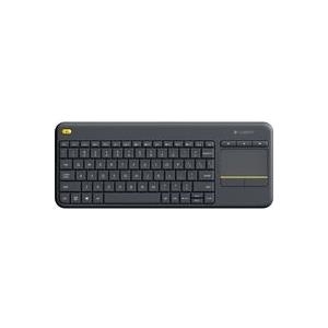 Logitech Wireless Touch Keyboard K400 Plus - Tastatur - 2,4 GHz - Deutsch - Schwarz (920-007127) von Logitech