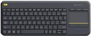 Logitech Wireless Touch Keyboard K400 Plus - Tastatur - mit Touchpad - kabellos - 2.4 GHz - QWERTZ - Ungarisch - Schwarz Logitech Wireless Touch Keyboard K400 Plus - Tastatur - mit Touchpad - kabellos - 2.4 GHz - QWERTZ - Ungarisch - Schwarz von Logitech