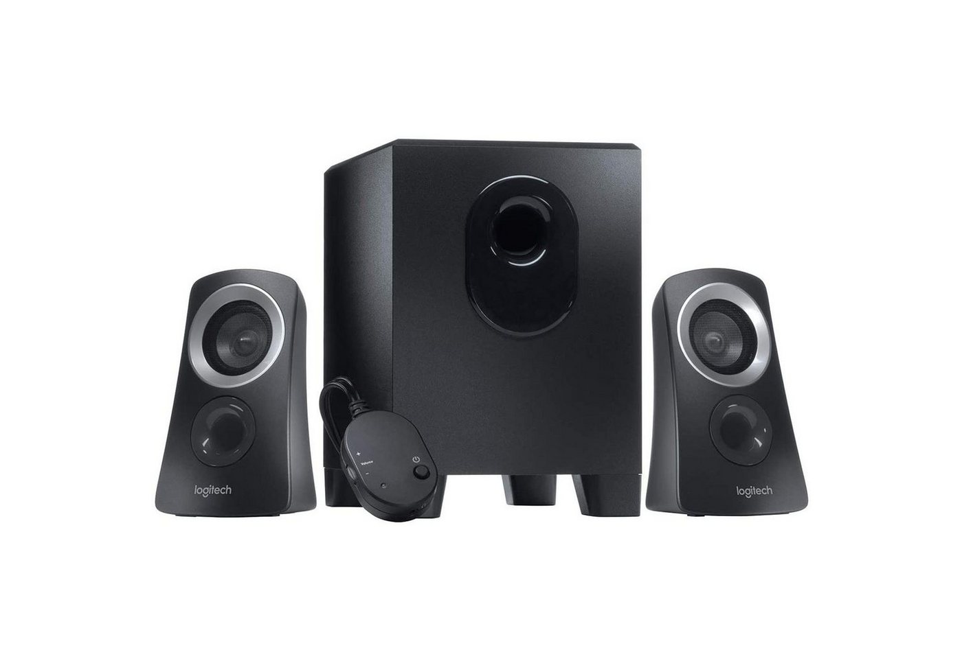 Logitech Z313 Soundsystem 02. Jan PC-Lautsprecher (25 W, Hochwertiges Boxen System für klaren Klang mit starkem Subwoofer) von Logitech