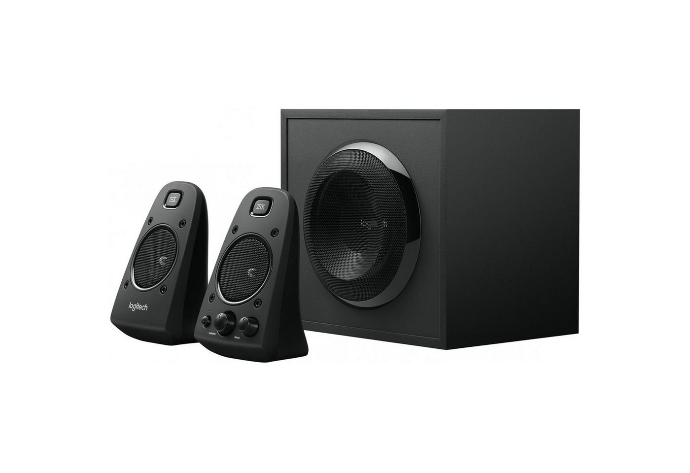 Logitech Z623 Soundsystem 02. Jan PC-Lautsprecher (200 W, THX zertifiziert für kristallklaren Klang mit kraftvollem Subwoofer) von Logitech