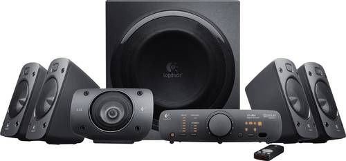 Logitech Z906 5.1 PC-Lautsprecher Kabelgebunden 500W Schwarz von Logitech