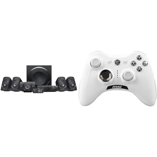 Logitech Z906 5.1 Sound & MSI Force GC30 V2 White Kabelloser Logitech Z906 5.1 Sound & MSI Force GC30 V2 White Kabelloser von Logitech