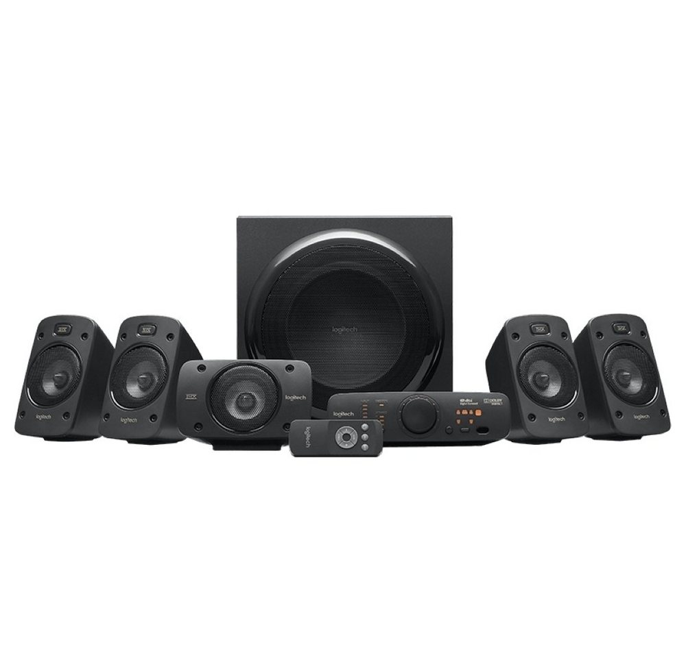 Logitech Z906 - Lautsprechersystem - schwarz 5.1 Lautsprecher System von Logitech