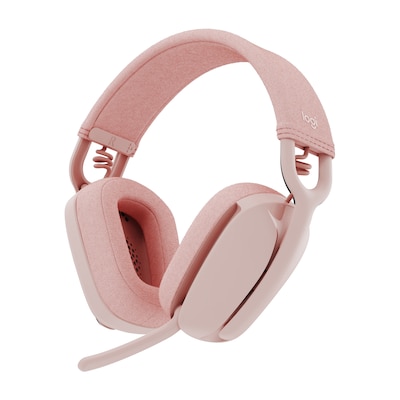 Logitech Zone Vibe 100 Kabelloses Headset Rose von Logitech