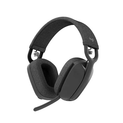 Logitech Zone Vibe 100 Leichte, kabellose Over-Ear-Kopfhörer mit geräuschunterdrückendem Mikrofon, Multipoint Bluetooth-Headset, Funktioniert mit Teams, Google Meet, Zoom, Mac/PC - Graphit Logitech Zone Vibe 100 Leichte, kabellose Over-Ear-Kopfhörer mit geräuschunterdrückendem Mikrofon, Multipoint Bluetooth-Headset, Funktioniert mit Teams, Google Meet, Zoom, Mac/PC - Graphit von Logitech
