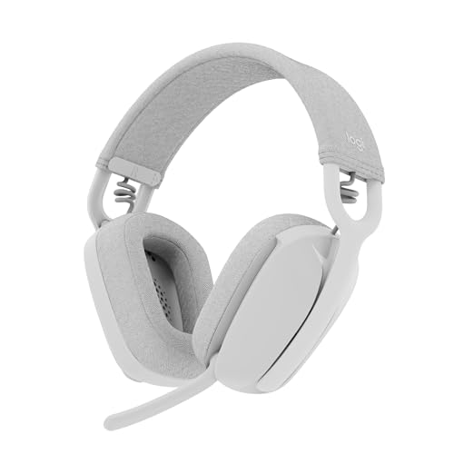 Logitech Zone Vibe 100 Leichte, kabellose Over-Ear-Kopfhörer mit geräuschunterdrückendem Mikrofon, Multipoint Bluetooth-Headset, Funktioniert mit Teams, Google Meet, Zoom, Mac/PC - Weiß Logitech Zone Vibe 100 Leichte, kabellose Over-Ear-Kopfhörer mit geräuschunterdrückendem Mikrofon, Multipoint Bluetooth-Headset, Funktioniert mit Teams, Google Meet, Zoom, Mac/PC - Weiß von Logitech