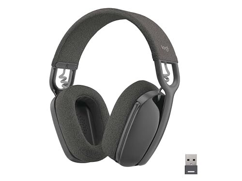 Logitech Zone Vibe 125 Kabellose Kopfhörer mit Mikrofon mit Noise-Cancelling, Bluetooth, USB-A-Empfänger; Funktioniert mit Zoom, Google Voice, Google Meet, Mac/PC - Graphit Logitech Zone Vibe 125 Kabellose Kopfhörer mit Mikrofon mit Noise-Cancelling, Bluetooth, USB-A-Empfänger; Funktioniert mit Zoom, Google Voice, Google Meet, Mac/PC - Graphit von Logitech