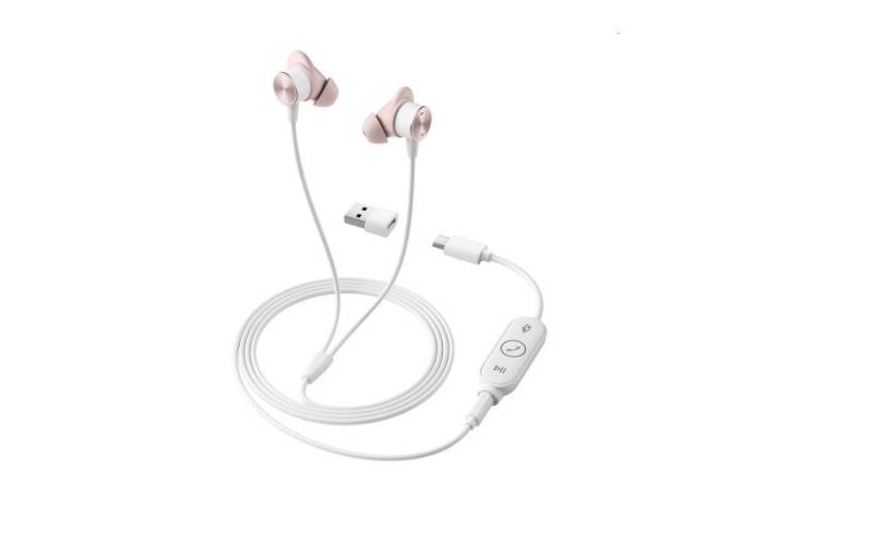 Logitech Zone Wired Earbuds In-Ear Kopfhörer USB-C,3,5mm, Verbindung USB-A In-Ear-Kopfhörer von Logitech