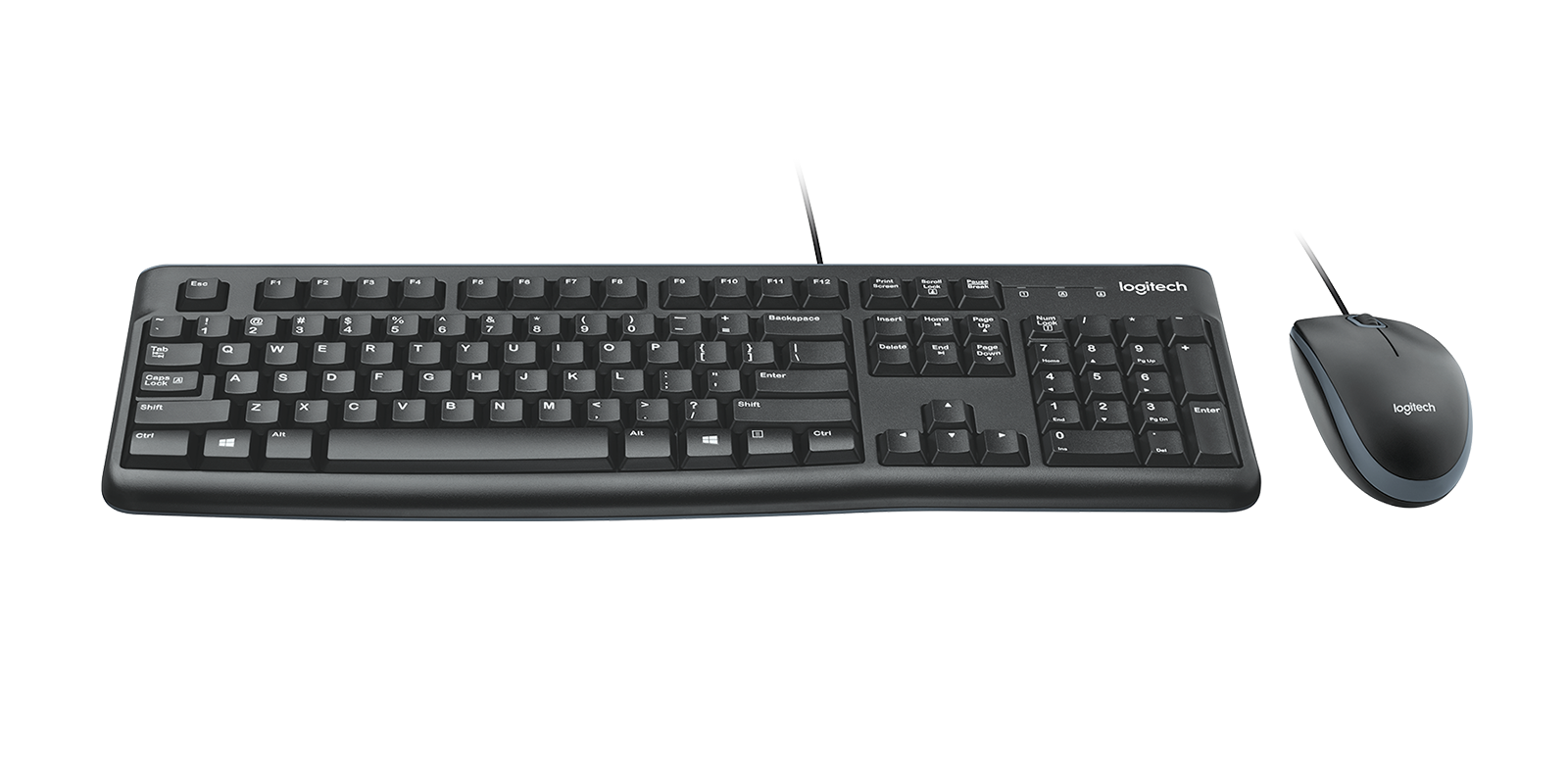 MK120 CORDED KEYBOARD AND MOUSE COMBO Plug-and-Play-USB-Set - Français (Azerty) von Logitech