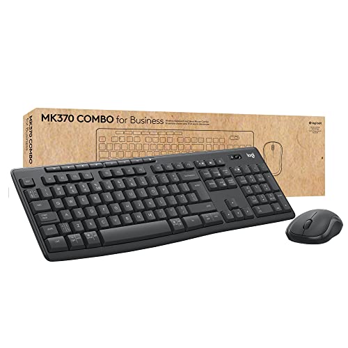 MK370 Combo for Business – Graphit, Englishes QWERTY-Layout von Logitech
