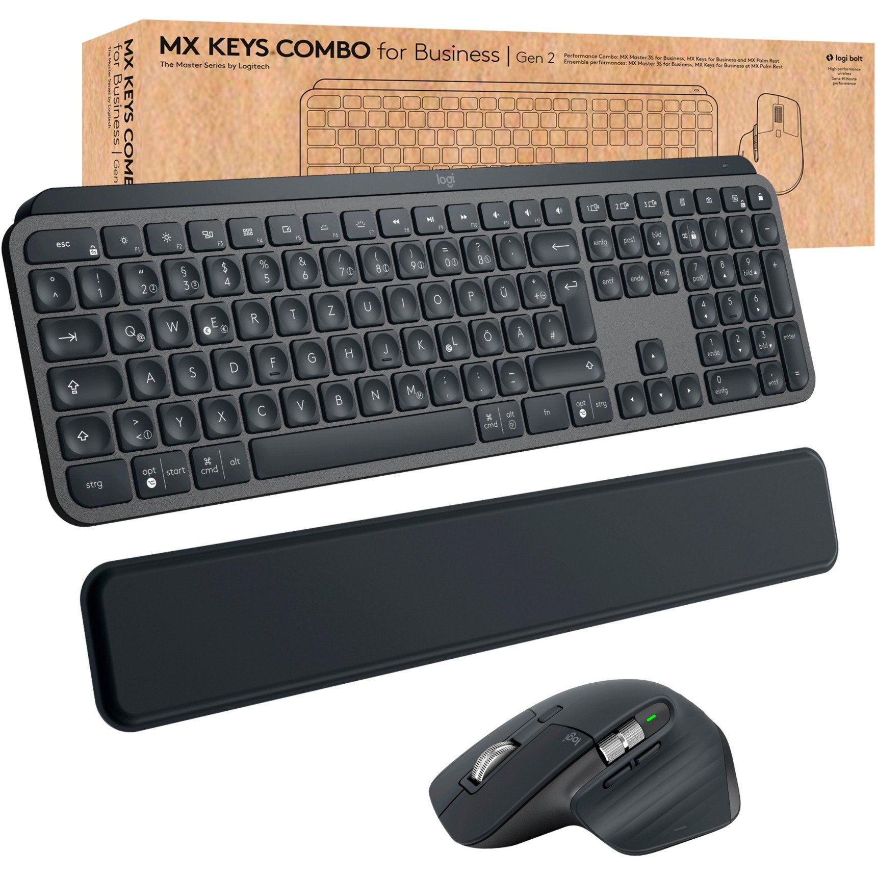 MX Keys Combo for Business Gen 2, Desktop-Set von Logitech