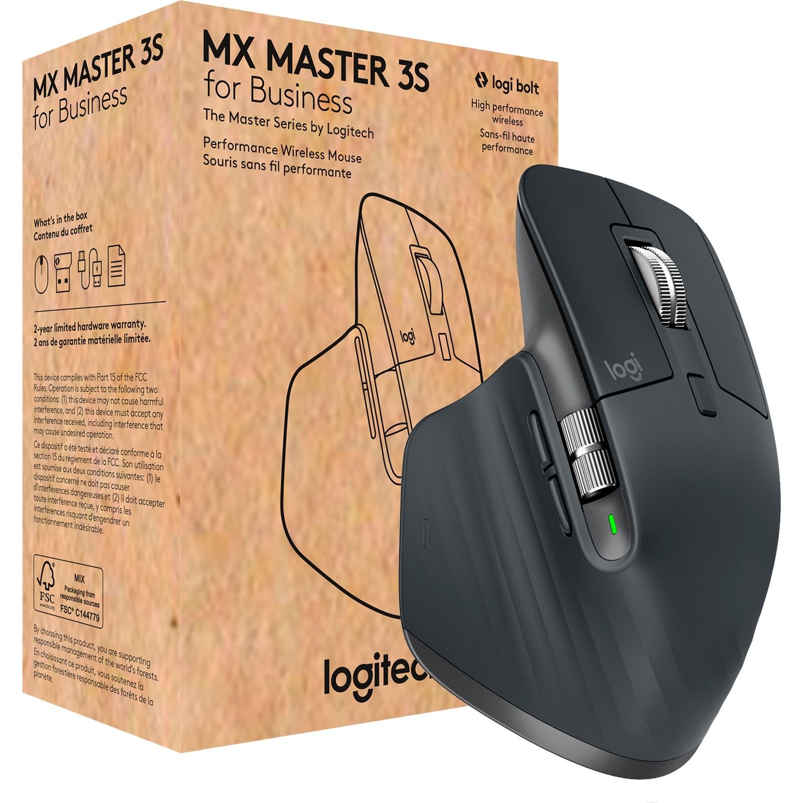 MX Master 3S for Business, Maus von Logitech