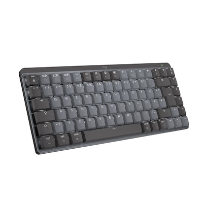 MX Mechanical Mini for Mac Space Grey, Taktile-Switches (Leise), DE-Layout (Qwertz), Bluetooth, USB-C, Unterstützt von Logi Options+ von Logitech
