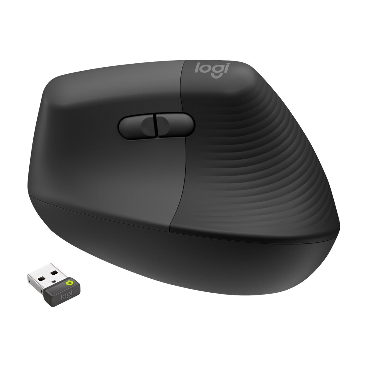 Mouse Logitech Wireless Lift for Business - Vertikale Maus Ergonomisch geformt, Für Linkshänder, Graphit von Logitech