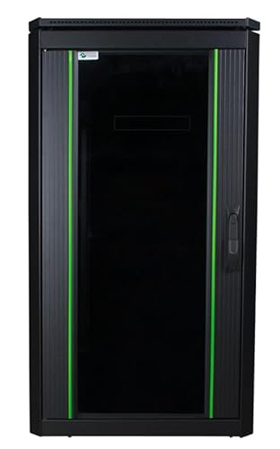 Logon RDL20U66BL Rack autonom, 20U 600 kg, Schwarz – Regale (600 kg, freistehend, 20 U, Stahl, Glas, Schwarz) von Logon