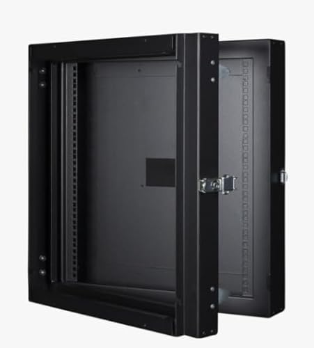Logon RWMD12UBL Rack zur Wandmontage, 12 U, 80 kg, Schwarz – Regale (80 kg, Wandmontage, 12U, Schwarz, 48,3 cm (19 Zoll), Metall) von Logon