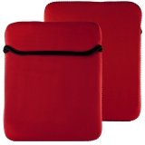 LogoTrans Neopren Tasche hoch für Apple iPad rot von Logotrans