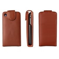 Logotrans Flipcase Ledertasche für Apple iPhone 3G/3GS braun Logotrans Flipcase Ledertasche für Apple iPhone 3G/3GS braun von Logotrans