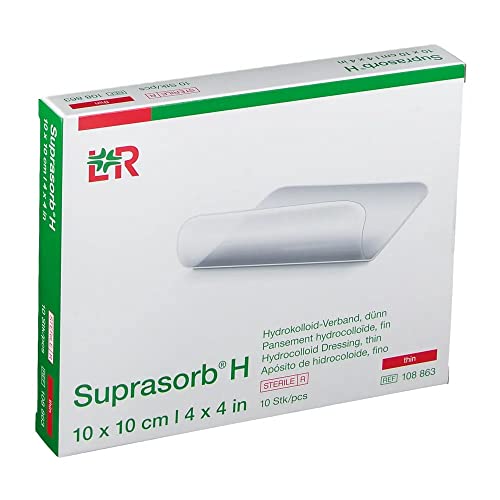 Suprasorb H Hydrokolloid-Verband dnn 10x10 cm, 10 St von Lohmann & Rauscher