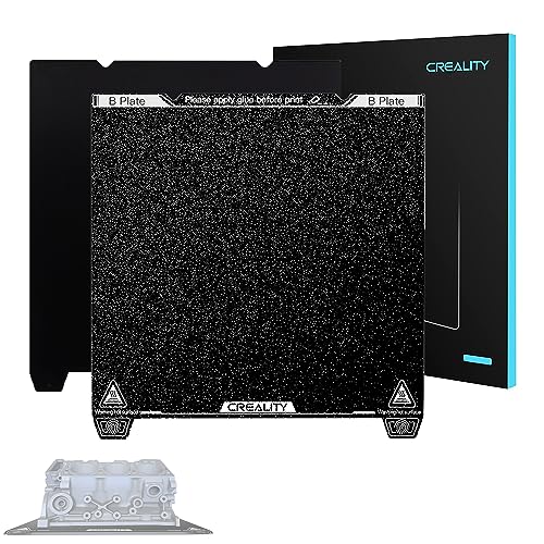 Creality Ender-3 V3 SE/KE Frosted PEI Bauplatten-Kit (235 x 235 mm), magnetische, flexible Stahlplatte, 3D-Druckerplattform für Ender-5 S1/K1/Ender-3/S1/3 S1Pro/3 Pro/3S/3 V2/Ender-5/5S/5 Pro von Lokkr