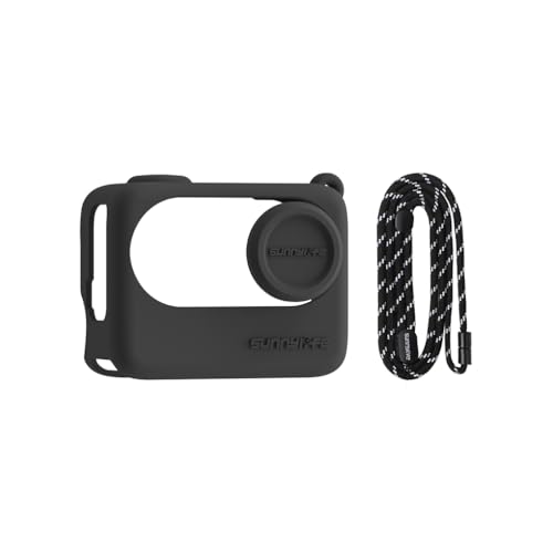 LOKYOYO Schutzhülle Set für Insta360 GO 3S Zubehör, weiche Silikonhülle mit Umhängeband, Objektivschutzabdeckung, Kamera-Akkufach-Hülle für Insta360 GO 3S (Schwarz) LOKYOYO Schutzhülle Set für Insta360 GO 3S Zubehör, weiche Silikonhülle mit Umhängeband, Objektivschutzabdeckung, Kamera-Akkufach-Hülle für Insta360 GO 3S (Schwarz) von Lokyoyo